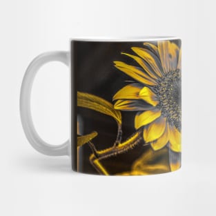 Dark cottage core Sunflower muted yellows Mug